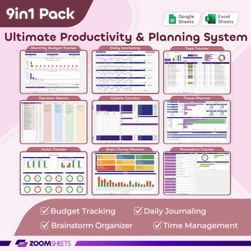 Ultimate Productivity & Planning System 9-in-1 Suite
