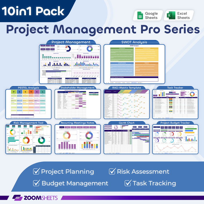 Project Management Pro Series 10-in-1 Pack