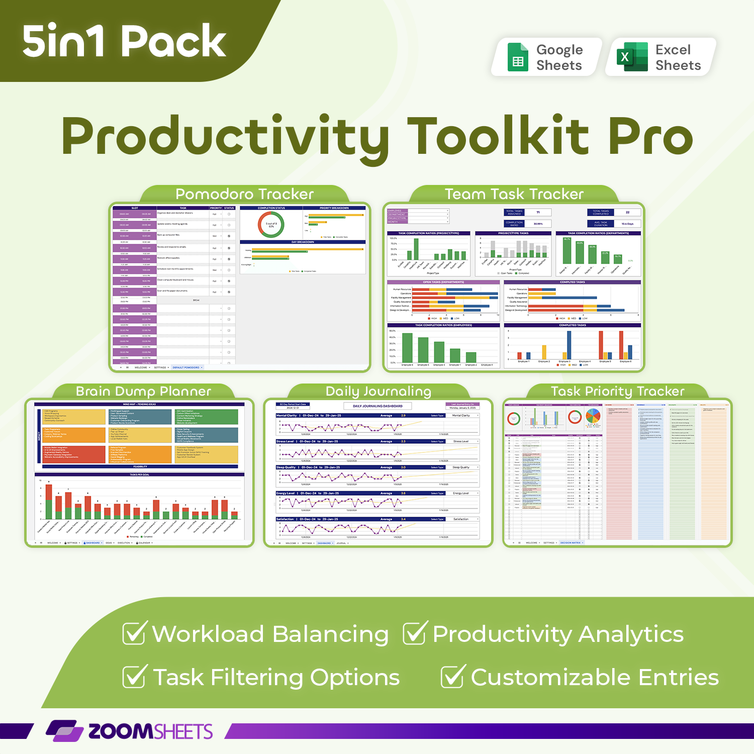 Productivity Toolkit Pro 5-in-1 Pack