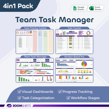 Team Task Manager 4-in-1 Pack