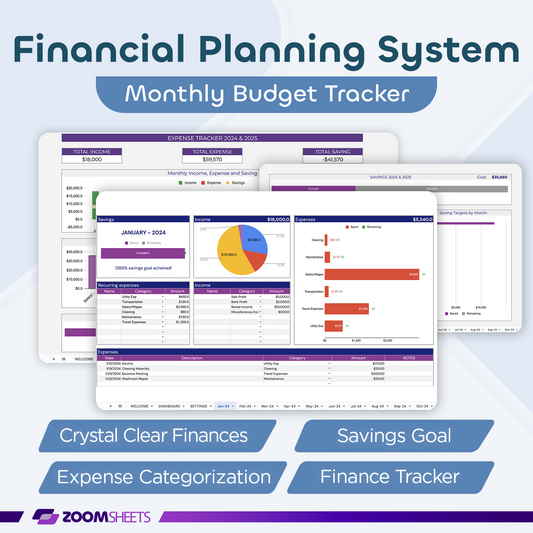 Financial Planning System 4-in-1 Pack