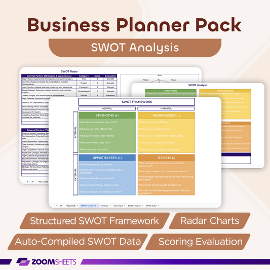 Business Planner Pack 5-in-1 Pack
